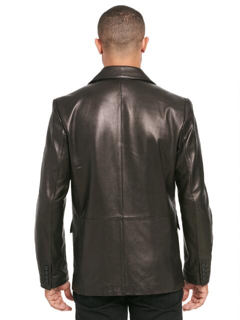 Big and clearance tall leather blazer